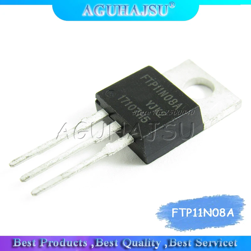 10 шт FTP11N08A FTP11N08 FTP11N07N FTP11N06C TO-220 100A 75 в мощный МОП-транзистор | Электронные