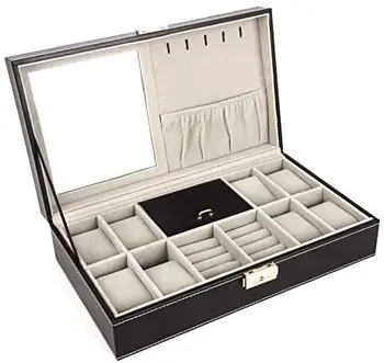 8+2 pcs Jewelry Storage Box for Watch Ring Earrings with Glass Cover Ins Popular Convinient
8+2 pcs Jewelry Storage Box for Watch Ring Earrings with Glass Cover Ins Popular Convinient