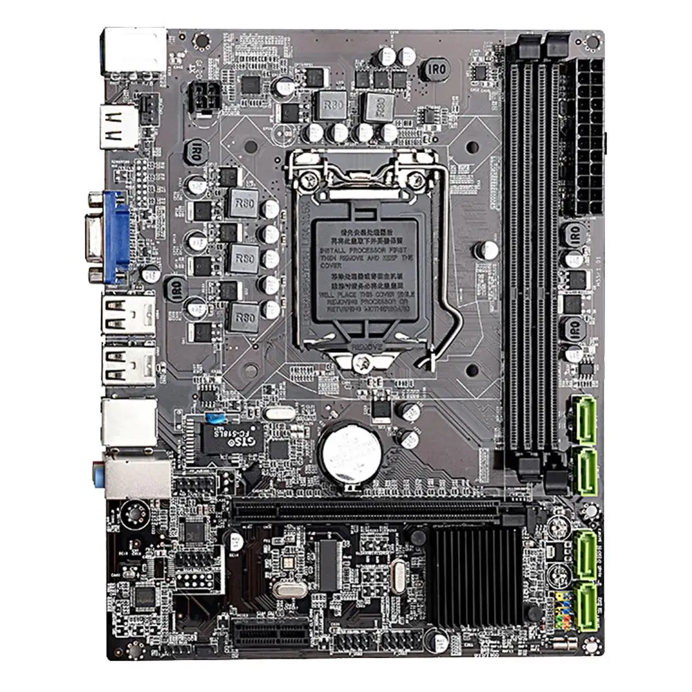 M-ATX Motherboard H55 Socket LGA 1156 VGA HDMI DDR3 Dual Channels for Intel LGA1156Core I3 I5 I7 Xeon 3470 CPU Mainboard
M-ATX Motherboard H55 Socket LGA 1156 VGA HDMI DDR3 Dual Channels for Intel LGA1156Core I3 I5 I7 Xeon 3470 CPU Mainboard