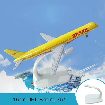 16cm DHL Boeing 757 Airplane Model DHL Cargo Express Airbus Airway Aircraft Model Static Simulation Alloy Metal Crafts Ornaments
16cm DHL Boeing 757 Airplane Model DHL Cargo Express Airbus Airway Aircraft Model Static Simulation Alloy Metal Crafts Ornaments