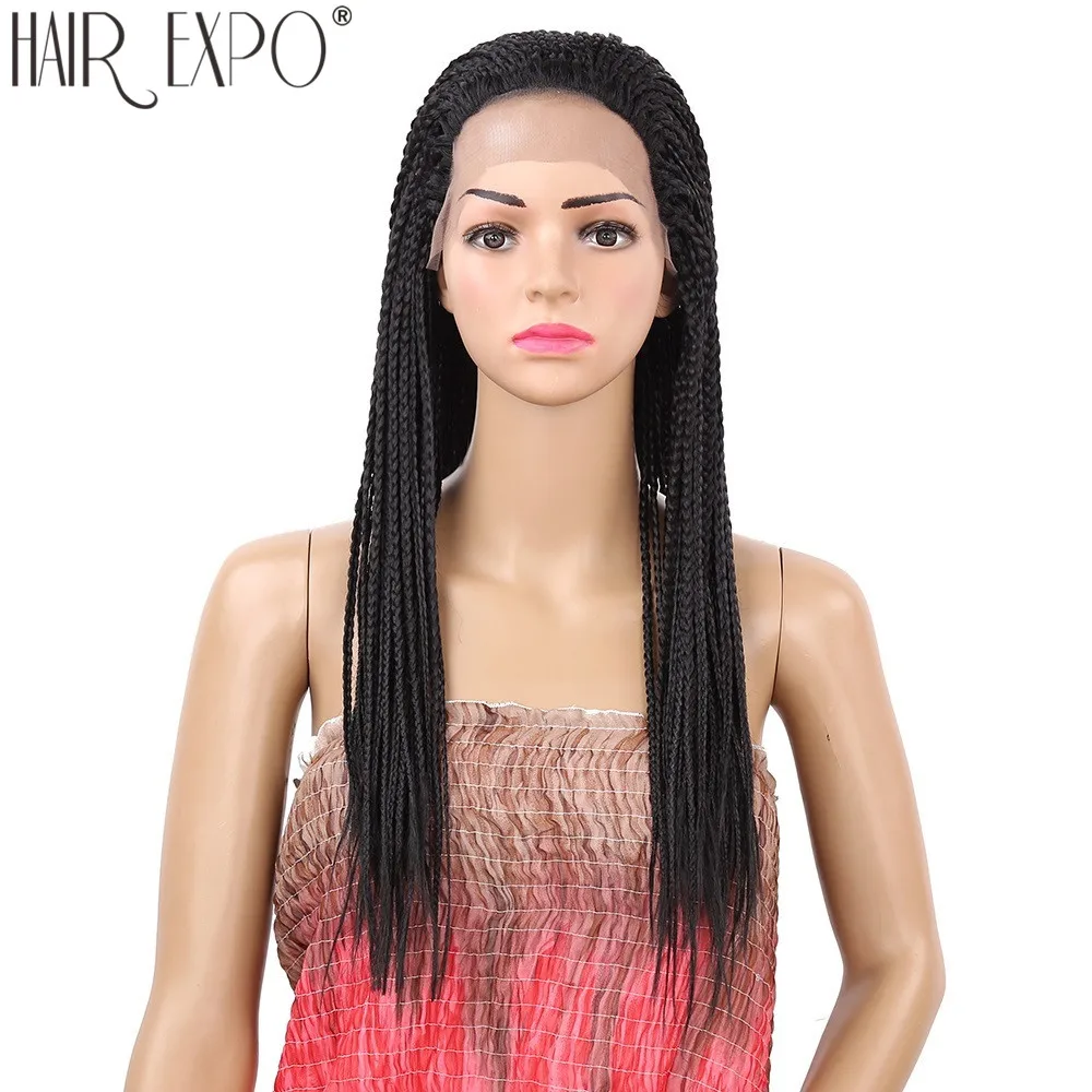 18inch-22inch Long Afro Hair Box Braided Synthetic Lace Front Wig 13X2 Lace Wigs For Black Women Hair Expo City
18inch-22inch Long Afro Hair Box Braided Synthetic Lace Front Wig 13X2 Lace Wigs For Black Women Hair Expo City