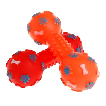 Rubber Barbell Soft Chew Bite Molar Teeth Toys Play Funny Footprint Bone Pet Cat Dog Puppy Products Interactive Dumbbell Toy
Rubber Barbell Soft Chew Bite Molar Teeth Toys Play Funny Footprint Bone Pet Cat Dog Puppy Products Interactive Dumbbell Toy