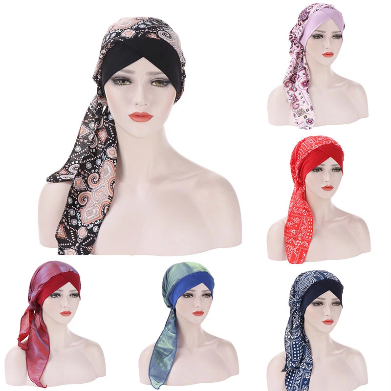 Headscarf Muslim hijab scarf Night Cap cotton Turban Hat Bonnet Hat Head Cover Flower Round Chemo Hat scarves for the head
Headscarf Muslim hijab scarf Night Cap cotton Turban Hat Bonnet Hat Head Cover Flower Round Chemo Hat scarves for the head