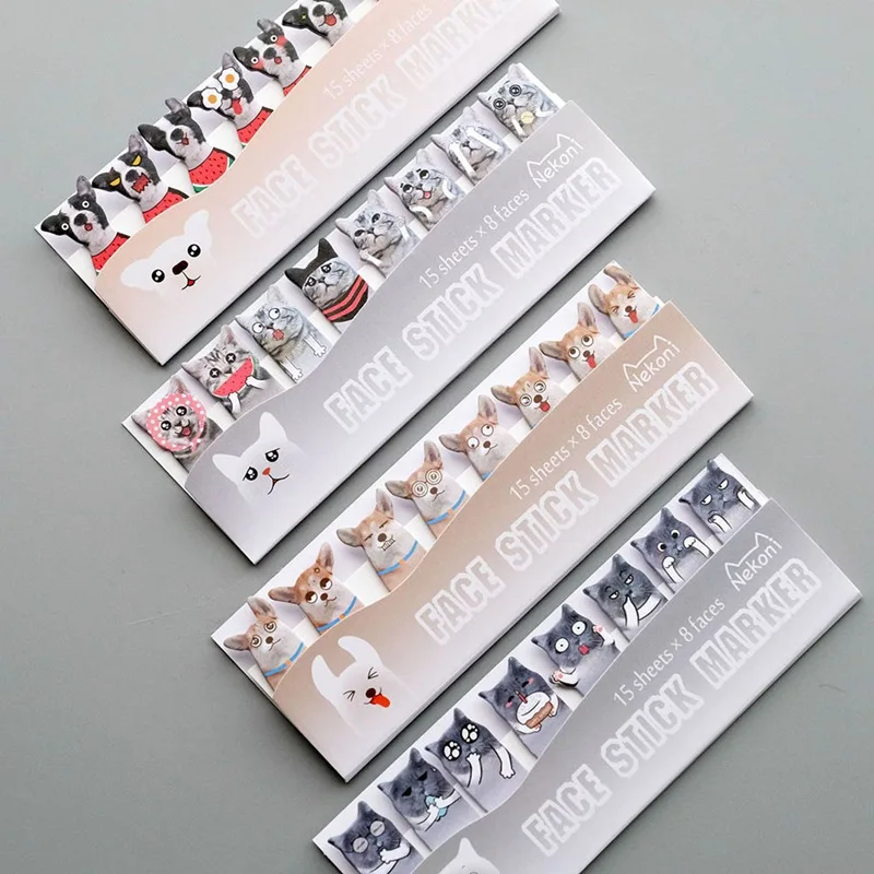 Mini Cute Kawaii Cartoon Animals Cat Dog Memo Pad Sticky Notes Notepad Stationery Paper Stickers School Office Supplies
Mini Cute Kawaii Cartoon Animals Cat Dog Memo Pad Sticky Notes Notepad Stationery Paper Stickers School Office Supplies