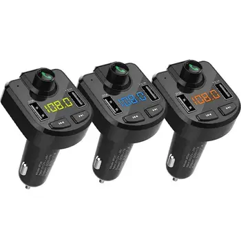 NEW FM Transmitter Modulator Bluetooth Handsfree Car Transmittor 3.1A Charger Car Player Kit Phone Audio Dual FM with MP3 U H3Q0
NEW FM Transmitter Modulator Bluetooth Handsfree Car Transmittor 3.1A Charger Car Player Kit Phone Audio Dual FM with MP3 U H3Q0