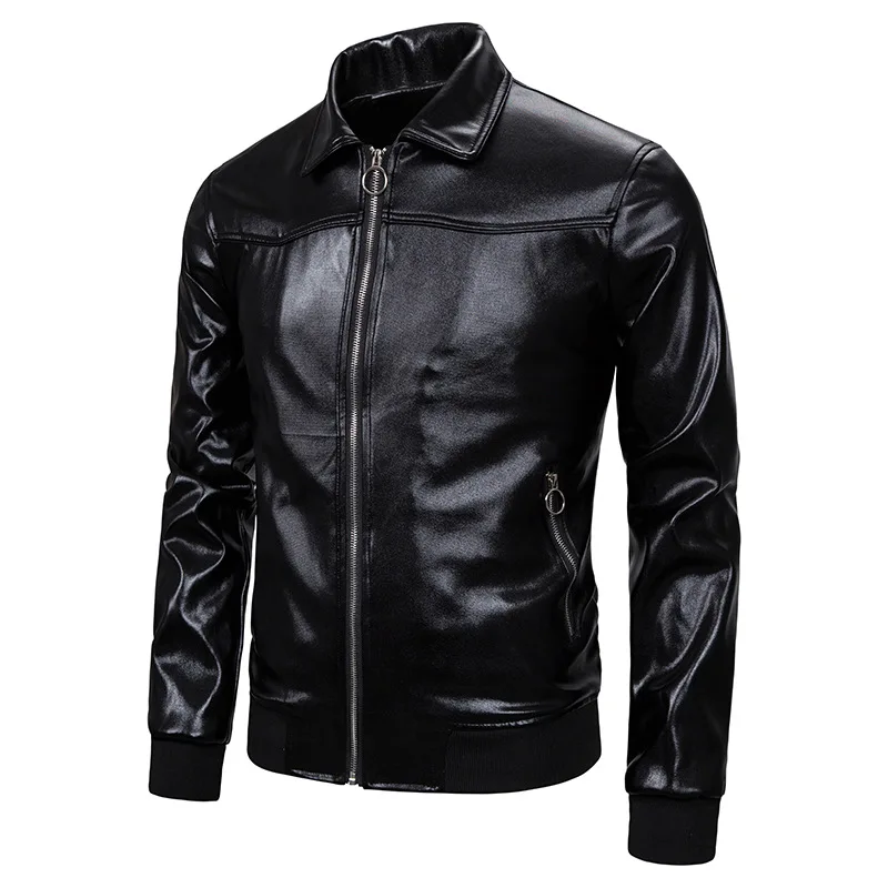 Pop Bright Color Pattern Jacket Autumn and Winter Men Splice Lapel Jacket Zipper Pocket Simple Casual Black Gold Silver
Pop Bright Color Pattern Jacket Autumn and Winter Men Splice Lapel Jacket Zipper Pocket Simple Casual Black Gold Silver