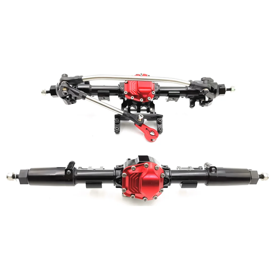 New Hot CNC Metal Axle Front Rear Axle For 1:10 SCX10 II 90046 90047 RC Crawler Vehicle - Black/Sliver
New Hot CNC Metal Axle Front Rear Axle For 1:10 SCX10 II 90046 90047 RC Crawler Vehicle - Black/Sliver