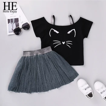 HE Hello Enjoy Baby Girls Clothes Suit 2020 Brand NEW Summer Toddler Girl Clothes Cartoon Strapless T-shirt + Tutu Skirt 2Pc Set
HE Hello Enjoy Baby Girls Clothes Suit 2020 Brand NEW Summer Toddler Girl Clothes Cartoon Strapless T-shirt + Tutu Skirt 2Pc Set