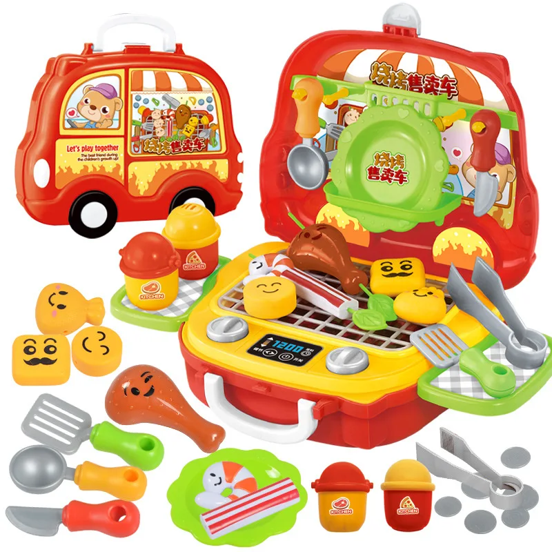 Children Simulation Food Toys Pretend Play Hamburger Barbecue Ice Cream Candy Restaurant Car Toy Set Kitchen Cooking Game Kids
Children Simulation Food Toys Pretend Play Hamburger Barbecue Ice Cream Candy Restaurant Car Toy Set Kitchen Cooking Game Kids