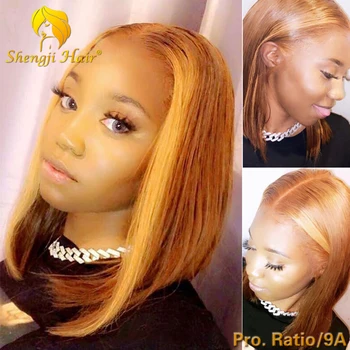 9A 13x6 Bob Lace Front Human Hair Wigs 150% #27 Highlights Short Bob Wig Brazilian Straight Lace Front Wigs 8"-14" Remy Hair Wig
9A 13x6 Bob Lace Front Human Hair Wigs 150% #27 Highlights Short Bob Wig Brazilian Straight Lace Front Wigs 8"-14" Remy Hair Wig