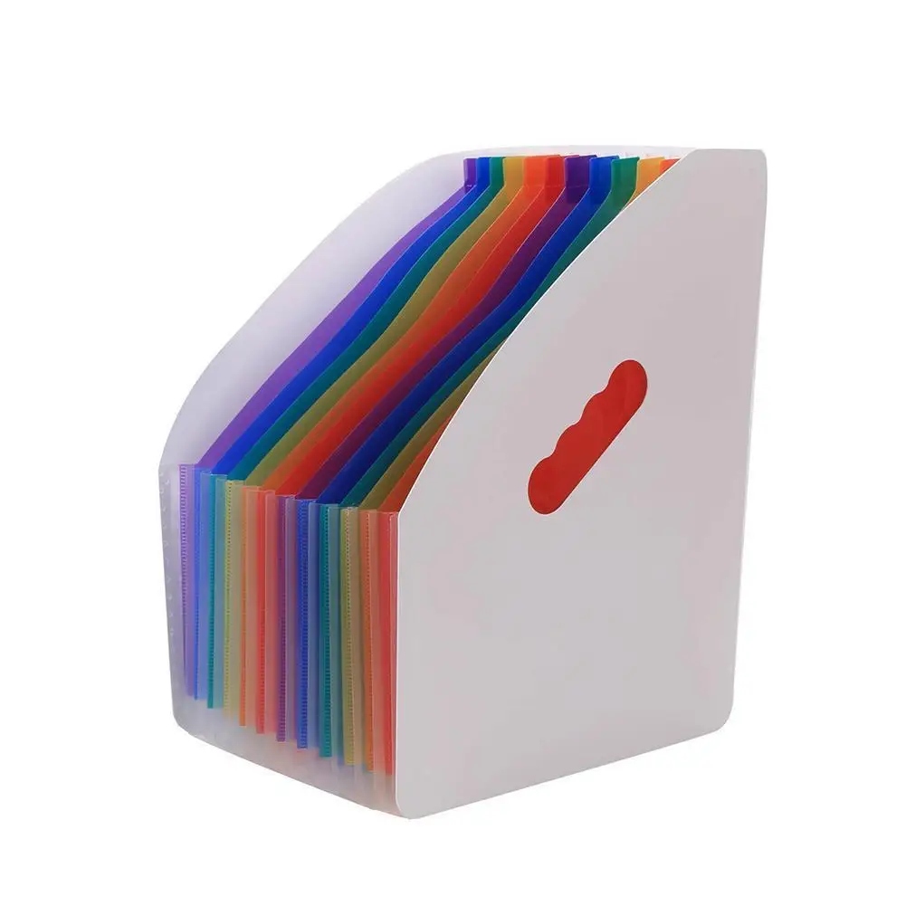 24 Pockets A4 Accordian File Organizer Rainbow Organ Clip For Office Expanding School Folder Expander File Desk Storage Sto O6K3
24 Pockets A4 Accordian File Organizer Rainbow Organ Clip For Office Expanding School Folder Expander File Desk Storage Sto O6K3