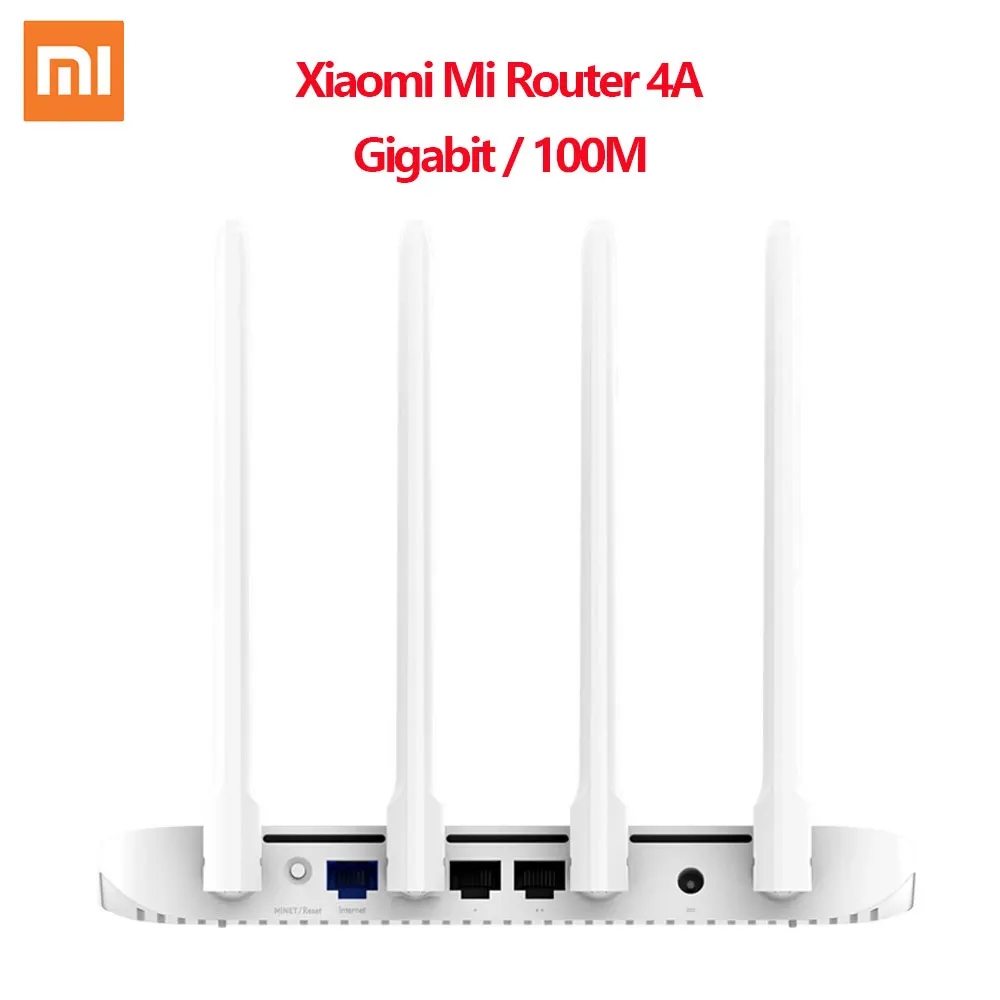 Xiaomi Router Mi WIFI Extender 4A EWiFi Repeater 1167Mbps Dual Band Dual Core 2.4G 5Ghz 802.11ac APP Control Wireless Router
Xiaomi Router Mi WIFI Extender 4A EWiFi Repeater 1167Mbps Dual Band Dual Core 2.4G 5Ghz 802.11ac APP Control Wireless Router