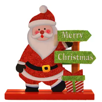 Santa Claus Wood Xmas Ornament Wooden Craft Cute Table Decoration Handmade Navidad Natal NEW 2017 Party Home Festival Supplies
Santa Claus Wood Xmas Ornament Wooden Craft Cute Table Decoration Handmade Navidad Natal NEW 2017 Party Home Festival Supplies