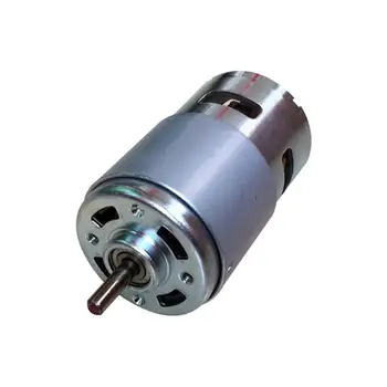 

795 DC Motor Large Torque High Power DC12V-24V Universal Motor Double Ball Bearing Mute High Speed Round Axis