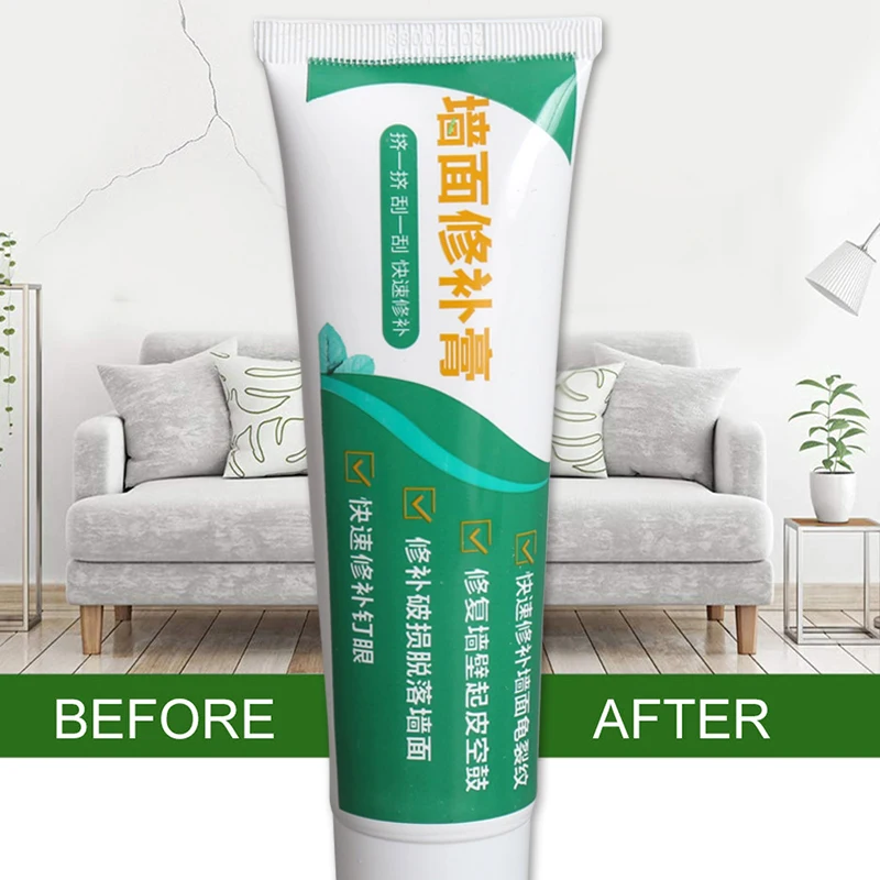 Hot Sale 1/2/3pcs Wall Mending Agent Repair Cream Crack Repairing Quick Drying for Home Kitchen TY
Hot Sale 1/2/3pcs Wall Mending Agent Repair Cream Crack Repairing Quick Drying for Home Kitchen TY