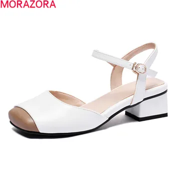 MORAZORA 2020 Big size 33-43 fashion women pumps thick heels square toe buckle ladies shoes summer shallow shoes woman
MORAZORA 2020 Big size 33-43 fashion women pumps thick heels square toe buckle ladies shoes summer shallow shoes woman