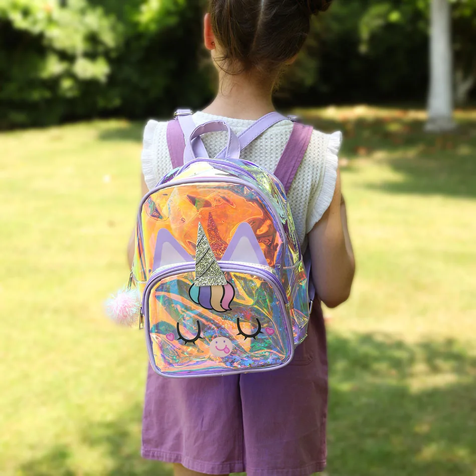 2021 New Unicorn Transparent Backpack Cartoon Tpu Children's Laser Colorful Backpacks Girls Spring Outing School Bag Kids Bags 2021 New Unicorn Transparent Backpack Cartoon Tpu Children's Laser Colorful Backpacks Girls Spring Outing School Bag Kids Bags