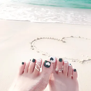 Manicure Vacation Style Beach Seaside Peach Heart Toenails Patch Nail Tip Finished Product Foot Nail Tip Fake Nails J88
Manicure Vacation Style Beach Seaside Peach Heart Toenails Patch Nail Tip Finished Product Foot Nail Tip Fake Nails J88