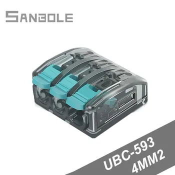 Terminal Block 3 Pins Copper Electric Box Conduction 4 Square Fast Lighting Connection UBC-593 Terminals Splice (10PCS)
Terminal Block 3 Pins Copper Electric Box Conduction 4 Square Fast Lighting Connection UBC-593 Terminals Splice (10PCS)