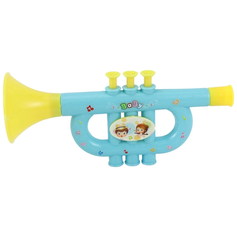 Colorful Children'S Blowable Trumpet Trumpet Instrument Musical Toy Ran Color Pattern
Colorful Children'S Blowable Trumpet Trumpet Instrument Musical Toy Ran Color Pattern