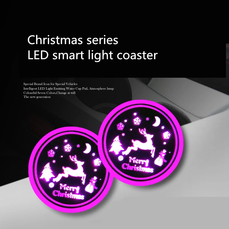 Car LED Light Water Mat Christmas Colorful Cup Holder LED Light Cup Mat Car Atmosphere Light Decorative Lamp Auto Accessorie
Car LED Light Water Mat Christmas Colorful Cup Holder LED Light Cup Mat Car Atmosphere Light Decorative Lamp Auto Accessorie