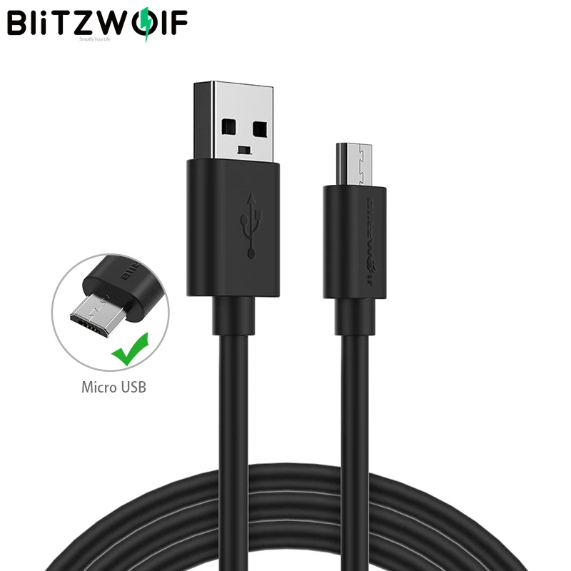 BlitzWolf BW CB8 Micro USB PVC Fast Charging Data Cable 1.5M For Xiaomi For HUAWEI For OPPO For Sumsung Android Mobile Phone
BlitzWolf BW CB8 Micro USB PVC Fast Charging Data Cable 1.5M For Xiaomi For HUAWEI For OPPO For Sumsung Android Mobile Phone
