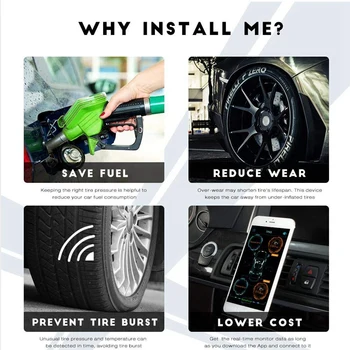 Car Tire Pressure Monitoring System Wireless Bluetooth Tpms Universal Auto External Sensors Control System For Ios Android Real-
Car Tire Pressure Monitoring System Wireless Bluetooth Tpms Universal Auto External Sensors Control System For Ios Android Real-