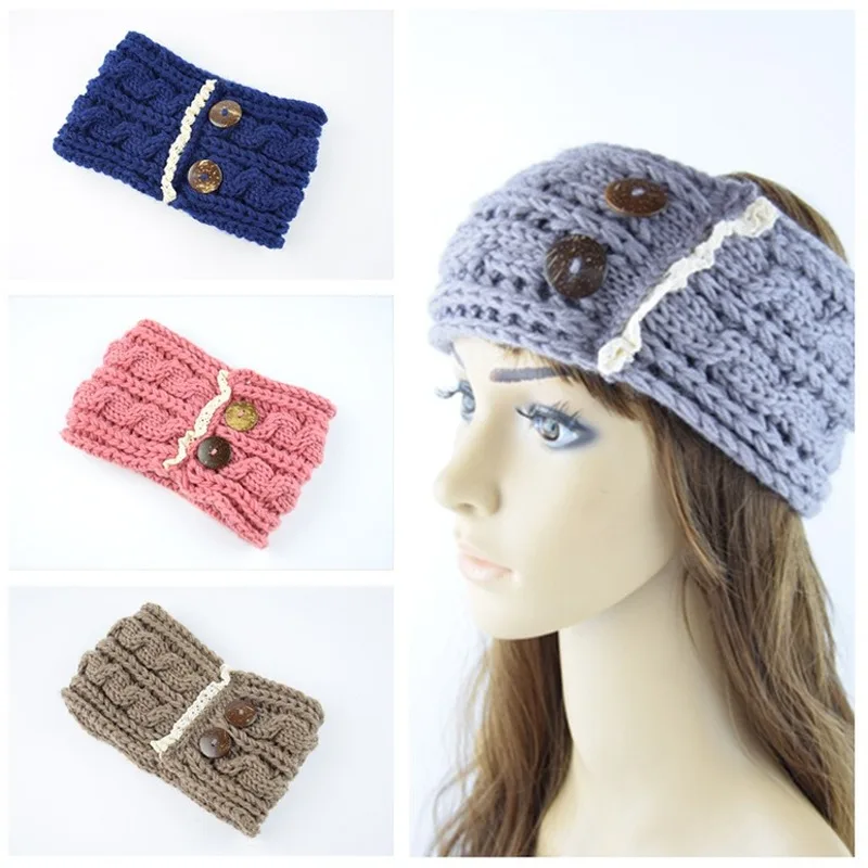 Knitted double-button lace hair with ear protector head cover hand-woven headband stylish warm autumn/winter hair ornaments
Knitted double-button lace hair with ear protector head cover hand-woven headband stylish warm autumn/winter hair ornaments