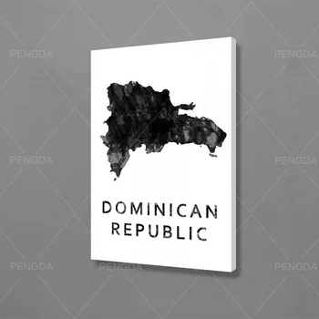 Dominican Republic Black Map Canvas Painting Home Decoration Wall Art picture Prints Modular Modern Frame Poster For Living Room
Dominican Republic Black Map Canvas Painting Home Decoration Wall Art picture Prints Modular Modern Frame Poster For Living Room