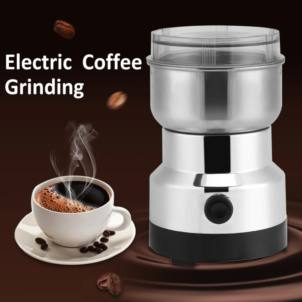 Coffee Grinder Multi-functional Stainless Electric Herbs/Spices/Nuts/Grains/Coffee Bean Grinding
Coffee Grinder Multi-functional Stainless Electric Herbs/Spices/Nuts/Grains/Coffee Bean Grinding