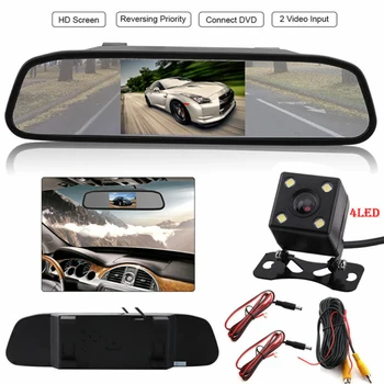 4.3-Inch Rearview Mirror Kit Monitor+Waterproof Reverse Car Backup HD CCD Camera Car Rearview Mirror Monitor HD Video
4.3-Inch Rearview Mirror Kit Monitor+Waterproof Reverse Car Backup HD CCD Camera Car Rearview Mirror Monitor HD Video