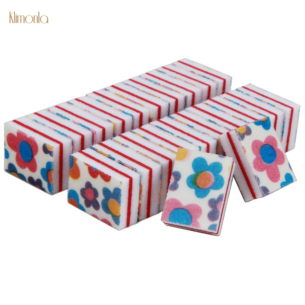 20pcs Mini Small Nail File Set Grit Flower Sanding Shaping Buffing UV Gel Nails Buffer Spong Block Art Tool Accessory | Красота и
