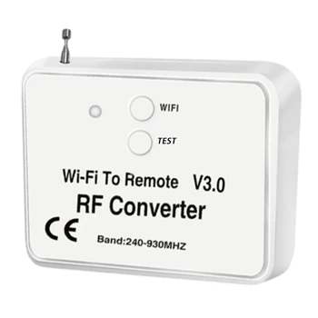 Universal Wireless Wifi to RF Converter Phone Instead Remote Control 240-930Mhz for Smart Home
Universal Wireless Wifi to RF Converter Phone Instead Remote Control 240-930Mhz for Smart Home