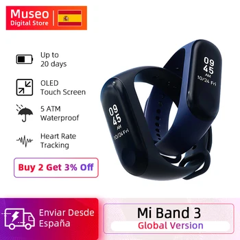Global Version Xiaomi Mi Band 3 Miband 3 Smart Bluetooth Fitness Tracker OLED Screen Waterproof Smart Bracelet
Global Version Xiaomi Mi Band 3 Miband 3 Smart Bluetooth Fitness Tracker OLED Screen Waterproof Smart Bracelet