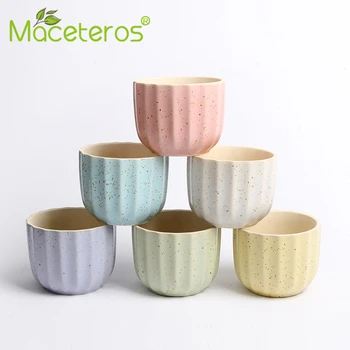 Creative Simple Threaded Ceramic Succulent Flower Pot Green Plant Potted Landscape Green Planter Gardening Decoration Supplies
Creative Simple Threaded Ceramic Succulent Flower Pot Green Plant Potted Landscape Green Planter Gardening Decoration Supplies