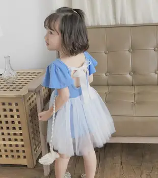 2020 Korea style girls patchwork bow dress fashion cotton summer girls dresses 2-7 years HO389
2020 Korea style girls patchwork bow dress fashion cotton summer girls dresses 2-7 years HO389