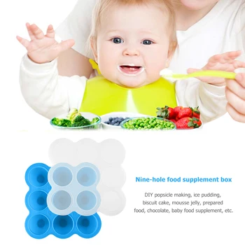 9 Hole Food Container With Cover Baby Food Container Breast Milk Storage Box Freezer Tray Baby Food Box Fresh-keeping Box
9 Hole Food Container With Cover Baby Food Container Breast Milk Storage Box Freezer Tray Baby Food Box Fresh-keeping Box