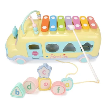 Baby Musical Instrument Toys Knock Piano Bus Shape Learning Car Kids Toy Multi-Function Instrument Tools for Children Gift
Baby Musical Instrument Toys Knock Piano Bus Shape Learning Car Kids Toy Multi-Function Instrument Tools for Children Gift
