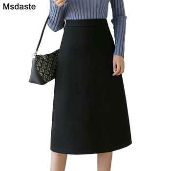 Woolen Skirts For Women Autumn Spring Winter Wear Female Skirt Black Gray Khaki New A Line High Waist Casual Ladies Skirts 
Woolen Skirts For Women Autumn Spring Winter Wear Female Skirt Black Gray Khaki New A Line High Waist Casual Ladies Skirts
