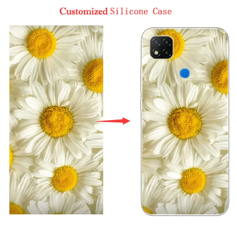 Силиконовый чехол сделай сам для Xiaomi Redmi 9C NFC с персонализированным фото телефона