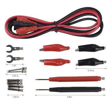 JCD Multimeter Probe Test Leads Pin for Digital Multimeter Needle Tip Multi Meter Tester Lead Probe Wire Pen Cable 20A 1000V
JCD Multimeter Probe Test Leads Pin for Digital Multimeter Needle Tip Multi Meter Tester Lead Probe Wire Pen Cable 20A 1000V