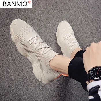 RANMO 2020 Autumn Men Sneakers New Breathable Lace Up Men Mesh Shoes Fashion Casual No-slip Men Vulcanize Shoes Tenis Masculino
RANMO 2020 Autumn Men Sneakers New Breathable Lace Up Men Mesh Shoes Fashion Casual No-slip Men Vulcanize Shoes Tenis Masculino