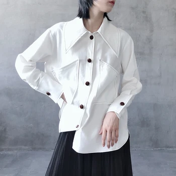 2019 Autumn New Fashion Women Shirts Cotton Wild Casual Long Sleeve Fashion Ladies Blouses and Tops Solid Color Women Clothing
2019 Autumn New Fashion Women Shirts Cotton Wild Casual Long Sleeve Fashion Ladies Blouses and Tops Solid Color Women Clothing