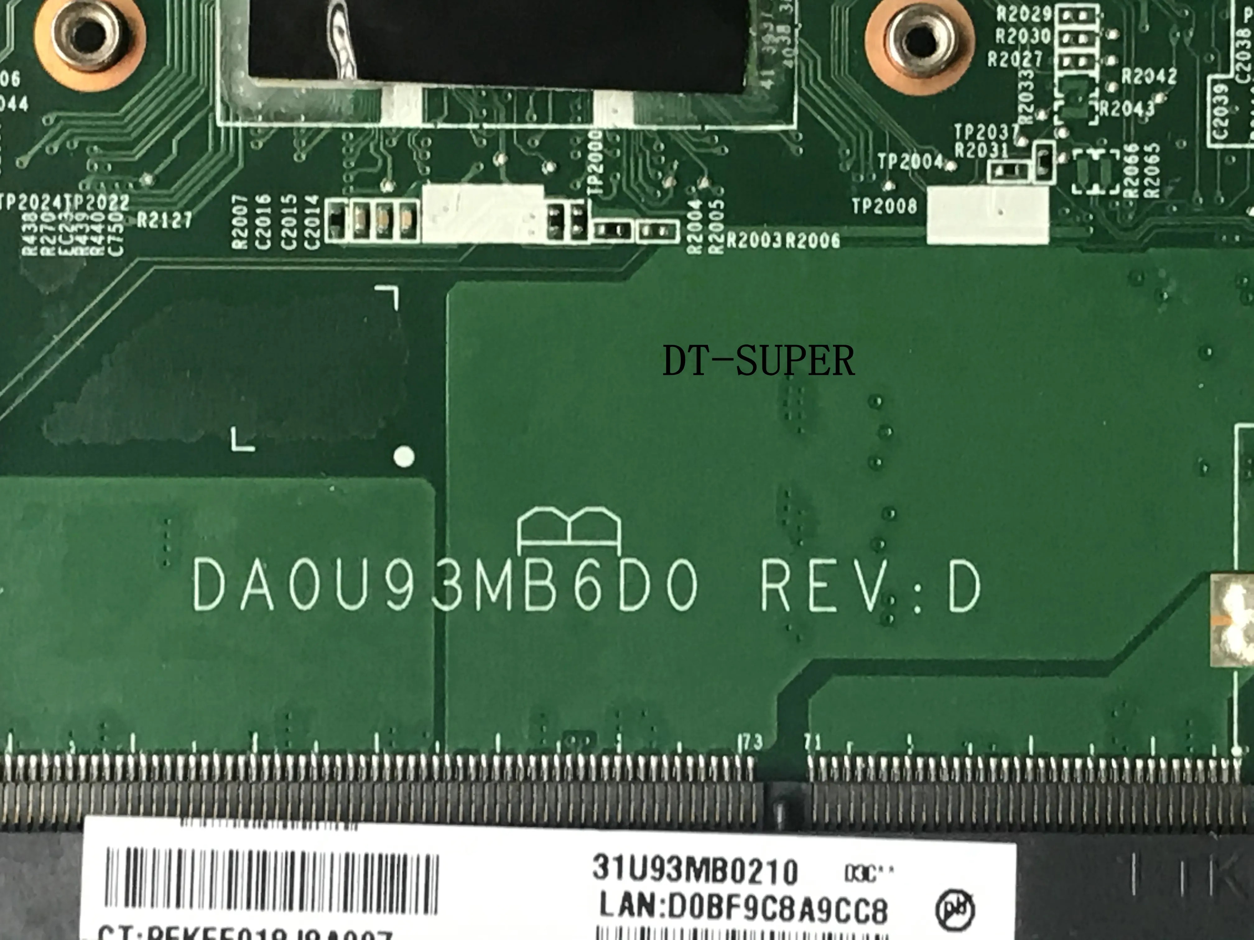 В наличии. Совершенно новый. Материнская плата DA0U93MB6D0 для ноутбука HP PAVILION 15-N с