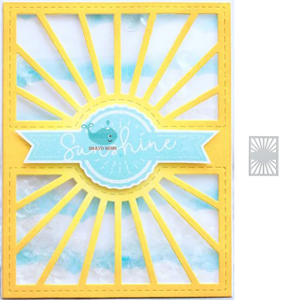 Sunlight frame background Metal Cutting Dies Scrapbooking Stencil for Album Paper DIY Gift Cards Decoration Embossing Mold Dies
Sunlight frame background Metal Cutting Dies Scrapbooking Stencil for Album Paper DIY Gift Cards Decoration Embossing Mold Dies