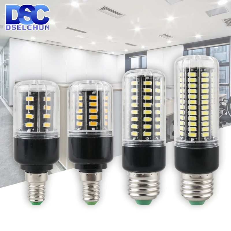 

E27 E14 LED Bulb 3.5W 5W 7W 9W 12W 15W 20W LED Light 220V 110V LED Corn Light SMD 5736 No Flicker Lights AC85-265V LED Lamp