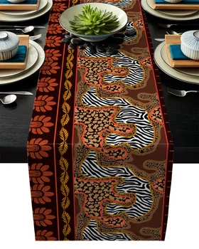 Animal Texture Ethnic Zebra Flower Table Runner Linen Cotton Tablecloth Modern Party Wedding Decor Dinning Table Runners
Animal Texture Ethnic Zebra Flower Table Runner Linen Cotton Tablecloth Modern Party Wedding Decor Dinning Table Runners
