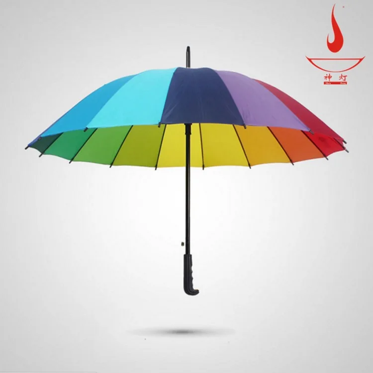 Automatic Rainbow Umbrella 16 Bone Manufacturers Wholesale Production Gift Creative Straight Umbrella Advertisement Umbrella Cus
Automatic Rainbow Umbrella 16 Bone Manufacturers Wholesale Production Gift Creative Straight Umbrella Advertisement Umbrella Cus