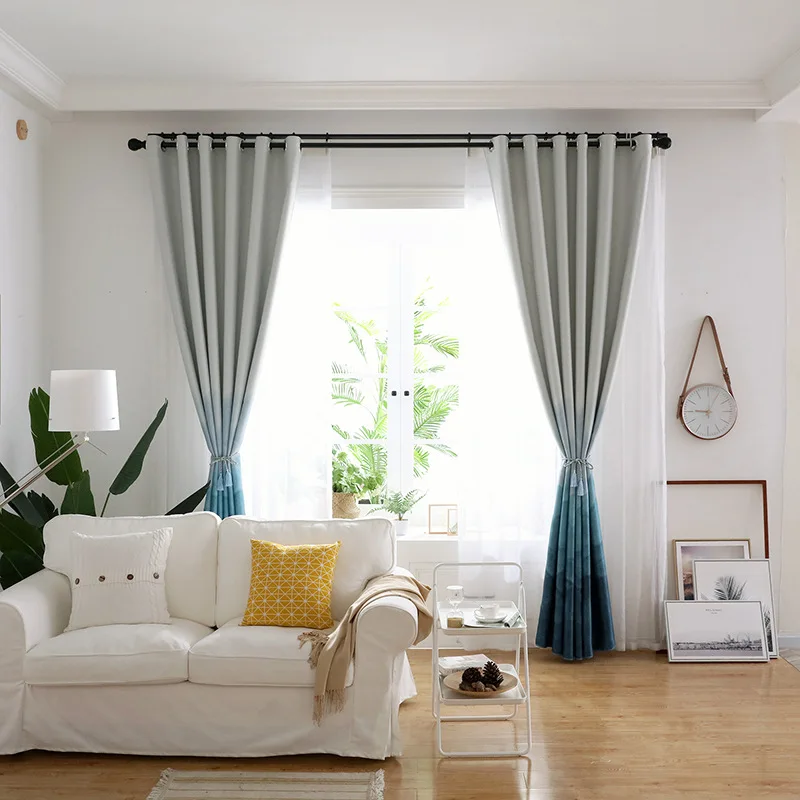 Modern Minimalistic Gradient Blue Full Shading Curtains for Living Dining Room Bedroom.
Modern Minimalistic Gradient Blue Full Shading Curtains for Living Dining Room Bedroom.
