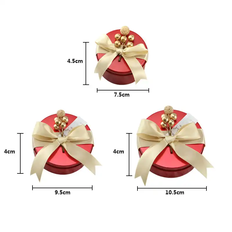 chocolate box for wedding favor party bridal shower with ribbon